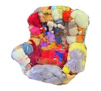 Sedia Contenitore Per Peluche - Sedile Bean Bag 2 In 1 Impermeabile | Sedia Trasparente Gonfiabile per Interni | Salotto Camera dei Bambini Asilo Angolo Lettura