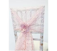 Sedia Cover Cappuccio Evento Decor Matrimonio Sedie Pizzo Tessuto Vari Colori