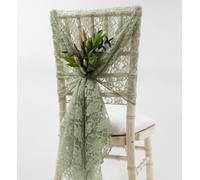 Sedia Cover Cappuccio Evento Decor Matrimonio Sedie Pizzo Tessuto Vari Colori