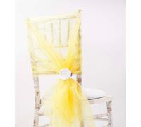 Sedia Cover Cappuccio Organza Vari Colori Matrimonio Evento Venue Decorazione