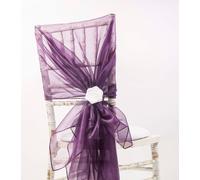 Sedia Cover Cappuccio Organza Vari Colori Matrimonio Evento Venue Decorazione