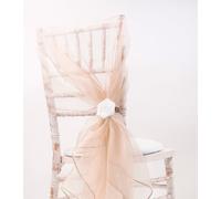 Sedia Cover Cappuccio Organza Vari Colori Matrimonio Evento Venue Decorazione