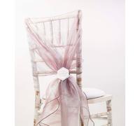 Sedia Cover Cappuccio Organza Vari Colori Matrimonio Evento Venue Decorazione