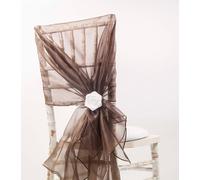 Sedia Cover Cappuccio Organza Vari Colori Matrimonio Evento Venue Decorazione