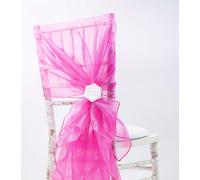 Sedia Cover Cappuccio Organza Vari Colori Matrimonio Evento Venue Decorazione