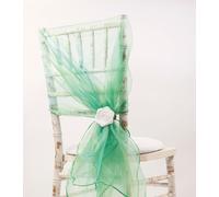 Sedia Cover Cappuccio Organza Vari Colori Matrimonio Evento Venue Decorazione