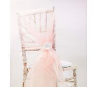 Sedia Cover Cappuccio Organza Vari Colori Matrimonio Evento Venue Decorazione