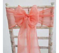 Sedia Cover Fiocco Cappuccio Tavolo Runner Matrimonio Evento Décor Seta Organza