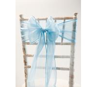 Sedia Cover Fiocco Cappuccio Tavolo Runner Matrimonio Evento Décor Seta Organza