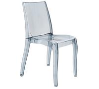 Sedia Cristal Light fumè chiaro (Conf. 6 pz.)
