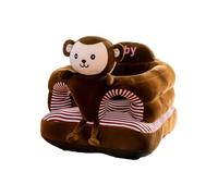 Sedia da baby sitter - Divano per bambini a forma di animale di peluche, accogliente per l'apprendimento del bambino, lettino da terra di supporto per bambini | Sedile portatile per area gioch