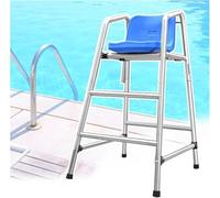 Sedia da bagnino con scala e parasole per la sicurezza e la supervisione del parco acquatico