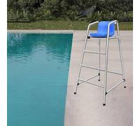 Sedia da bagnino resistente per parco acquatico e piscina, sedile di osservazione staccabile, comoda e robusta sedia da piscina pubblica all'aperto, ideale per salvare la vita e arbitri