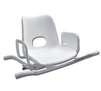 SEDIA DA BAGNO GIREVOLE 360° FACILE ACCESSO GIMA MAX 100 KG SEDILE SEDUTA VASCA