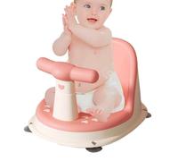 Sedia da bagno per bambini,Sedile da bagno antiscivolo con supporto per schienale regolabile e ventose sicure - 6-18 sedia da per vasca da, sedie da per bambini