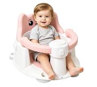 Sedia da Bagno per Bambini - Sedile Doccia Portatile con Ventose,Supporto per Bagnetto con Braccioli e Schienale,Per Fino a Sei, Genitori alle Armi, Bagno Domestico