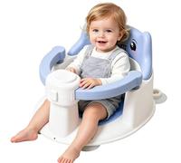 Sedia da Bagno per Bambini,Sedile Doccia Portatile con Ventose - Supporto per Vasca con Schienale e Braccioli | Per Fino a Sei, Genitori alle Armi, Bagno Domestico