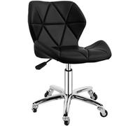 Sedia da bar girevole con schienale, sgabello da bar girevole a 360 gradi con ruote e altezza regolabile per casa, pub o cucina