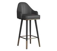 Sedia da bar girevole in similpelle, sgabelli da bar alti fino al bancone con schienale alto, sgabelli da isola per isola da cucina