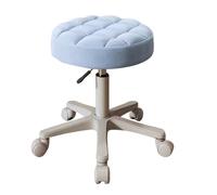 Sedia da barbiere girevole regolabile con ruote, elegante sgabello da trucco per camera da letto, soggiorno e salone, versatile sedia da scrivania e toeletta