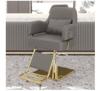 Sedia da barbiere idraulica con altezza regolabile, schienale comodo, design impermeabile per parrucchieri