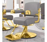 Sedia da barbiere idraulica con rotazione a 360° e altezza regolabile per uso professionale e domestico