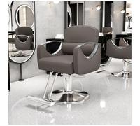 Sedia da barbiere idraulica regolabile con rotazione a 360° e poggiapiedi per salone professionale e spa di bellezza