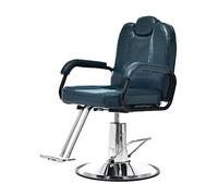 Sedia da barbiere reclinabile di lusso con pompa resistente per attrezzature da salone di bellezza e spa, schienale confortevole, base a disco resistente