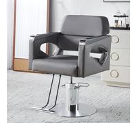 Sedia da barbiere, regolabile in altezza, girevole a 360°, impermeabile, facile da pulire, con cuscino in spugna ispessita, per parrucchieri e shampoo