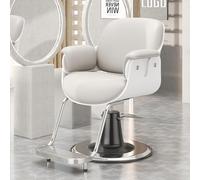 Sedia da barbiere - Sgabello professionale da parrucchiere con sollevamento, rotazione e struttura robusta per un taglio elegante dei capelli