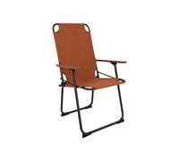 Sedia da campeggio bo-camp bushwick xl industrial con braccioli in bambù clay