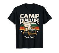 Sedia da Campeggio Life Best Seat Retro Camping Vibes Maglietta