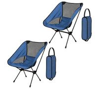 Sedia da campeggio Packaway in tela ultraleggera blu indaco, da 1 a 6