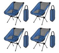 Sedia da campeggio Packaway in tela ultraleggera blu indaco, da 1 a 6