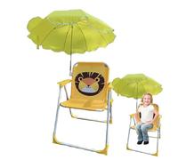 Sedia Da Campeggio Per Bambini Con Ombrellone Sedia Pieghevole Infantile | Portatile per Esterni Viaggi e Sabbia con Ombrellino per Terrazzo Giardino Piscina e Picnic