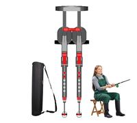 Sedia da campeggio per esoscheletro leggera per esterni - di supporto ergonomico portatile pieghevole, adatto per la posizione in piedi a lungo termine e camminare, adatto per attività