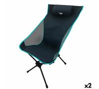 Sedia da Campeggio Pieghevole Aktive 61 x 99 x 55 cm [2 Unità]
