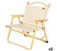 Sedia da Campeggio Pieghevole Aktive Sabana 47 x 62 x 42 cm [2 Unità]