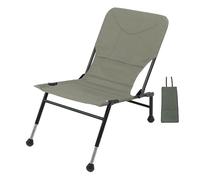 Sedia da Campeggio Pieghevole con Cuscino, Tessuto Spesso e Gambe Regolabili - Portatile, Antiscivolo e Resistente per Pesca, Spiaggia e Outdoor