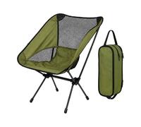Sedia da campeggio pieghevole in tela verde foresta seduta portatile da esterno