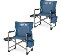 sedia da campeggio, pieghevole, portatile, con tavolino, capacità 180kg, esterno