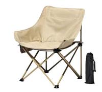 Sedia da campeggio pieghevole, sedia da spiaggia portatile, per spiaggia, , barbecue, libero, sedie da campeggio leggere con schienale alto e capacità di 74,8 kg, per sport all'aria aperta