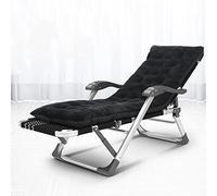 Sedia da campeggio reclinabile con cuscino rimovibile, ergonomica, per interni ed esterni, per il massimo comfort e relax