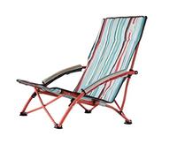 Sedia da campeggio sedia a bassa beach beach campeggio portatile e salotto sedile esterno sgabelli portatile reclinabile casa, sedia a pieghevole per stoccaggio rapido (colore: d) (b una taglia)
