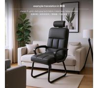 Sedia Da Computer Ergonomica Dalla Forma Curva Con Imbottitura Del Sedile In