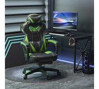 Sedia da corsa ergonomica Vinsetto con schienale reclinabile 65X70X118,5-126,5 cm