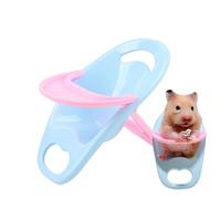 Sedia da criceto nano, con vassoio per criceti, tavolo da pranzo con riccio per piccoli animali, di scena