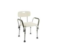 Sedia Da Doccia con Schienale e Braccioli