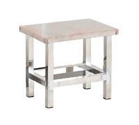 Sedia da doccia in acciaio inossidabile, sedile antiscivolo per anziani e disabili, supporto multifunzionale per il bagno, sgabello da doccia in metallo resistente, altezza 50 cm, ty & Comfort