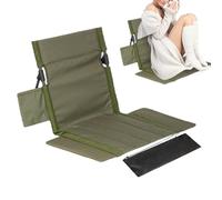 Sedia Da Esterno | Portatile Con Supporto Lombare - Sedia Pieghevole Da Terra Per Campeggio | Per Interno Escursionismo Picnic Viaggio Spiaggia Giardino Cortile Patio Portico Prato Stadio Adulti Bambi